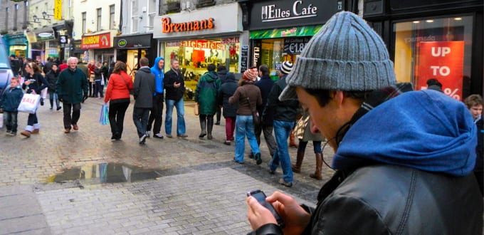 Texting and Walking, a Deadly Distraction