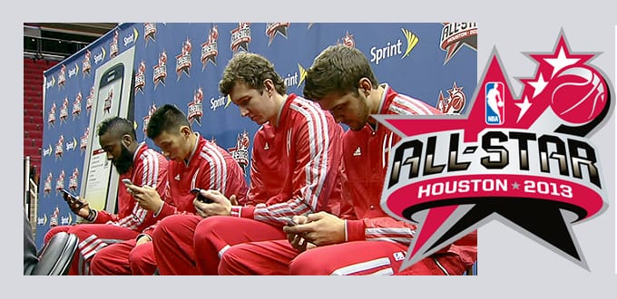NBA All Star Voting ; Simple Texting Example