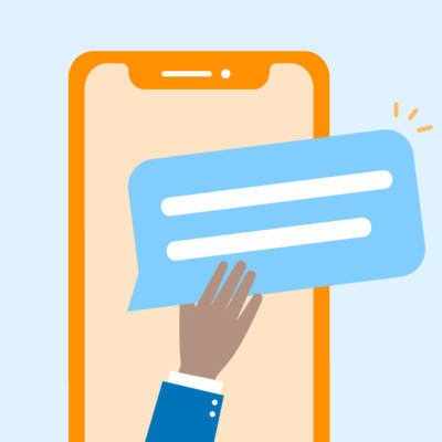 Image for 55 sample text messages to customers with real-life examples