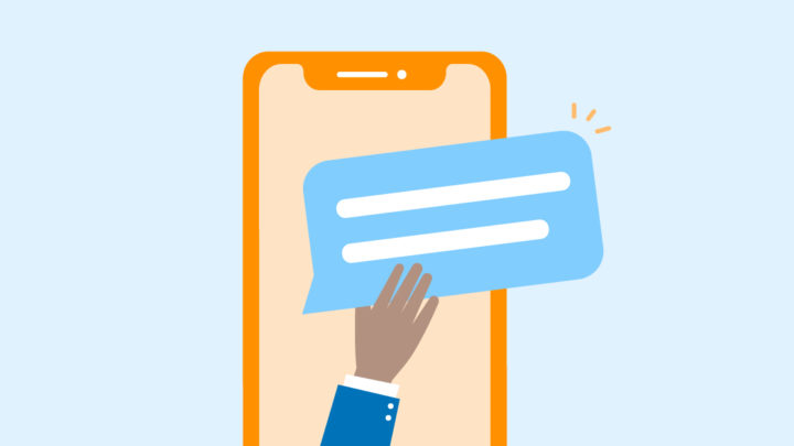 Image for 55 sample text messages to customers with real-life examples