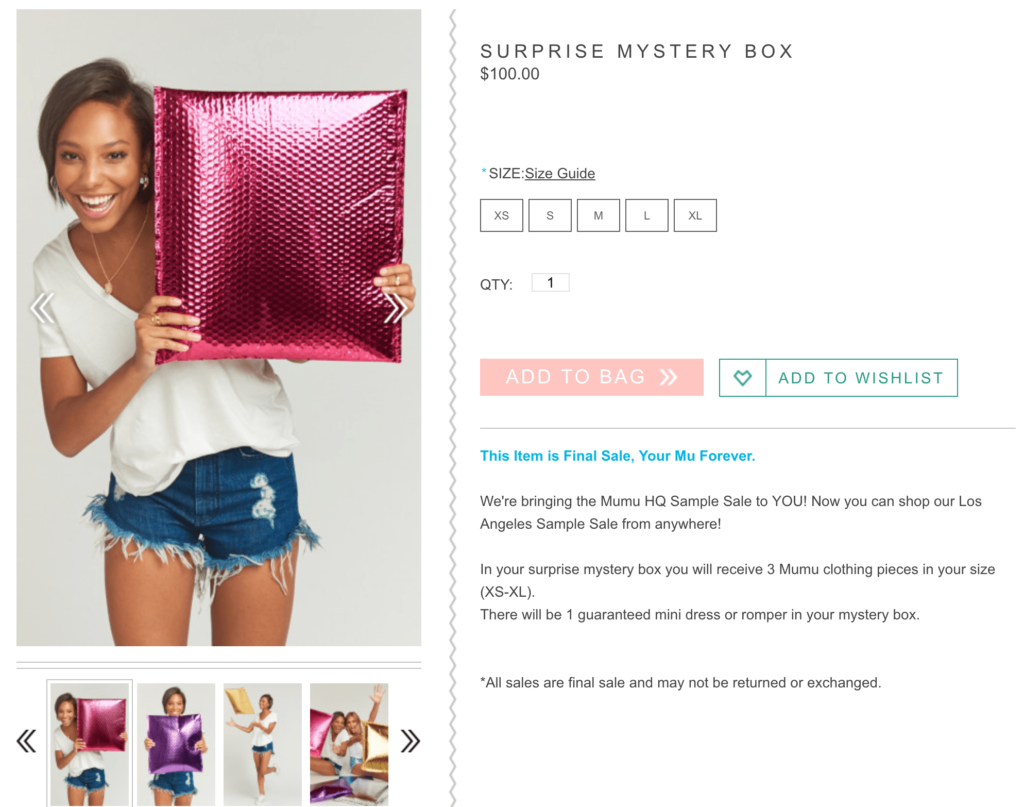 10 Sales Techniques For Retail - Introduce Mystery