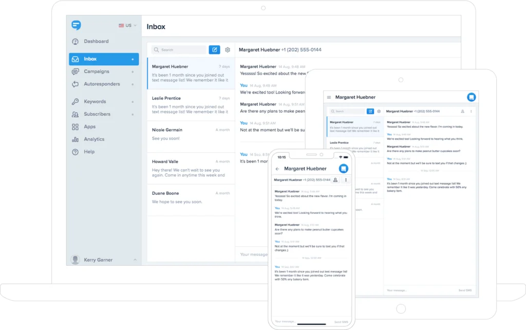 SimpleTexting text marketing platform.