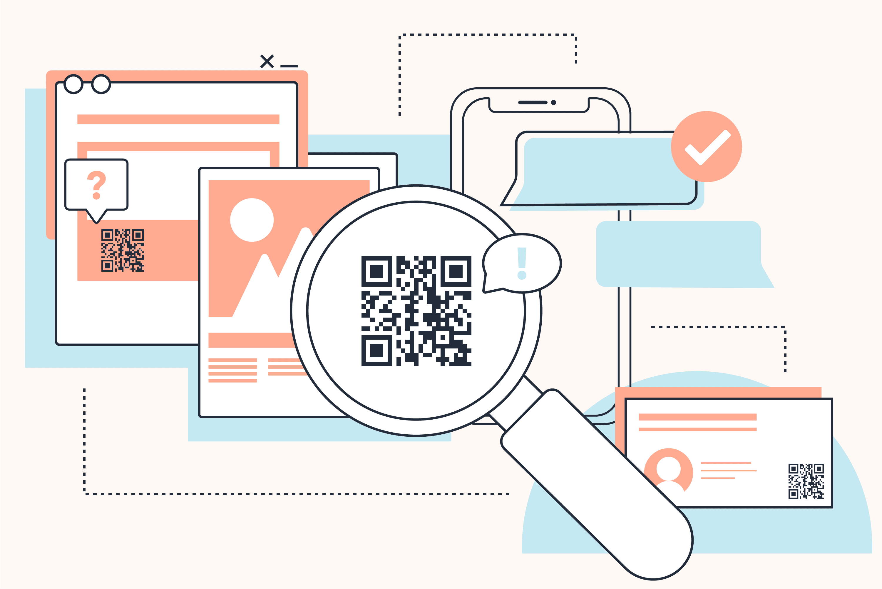 how to make a qr code with text