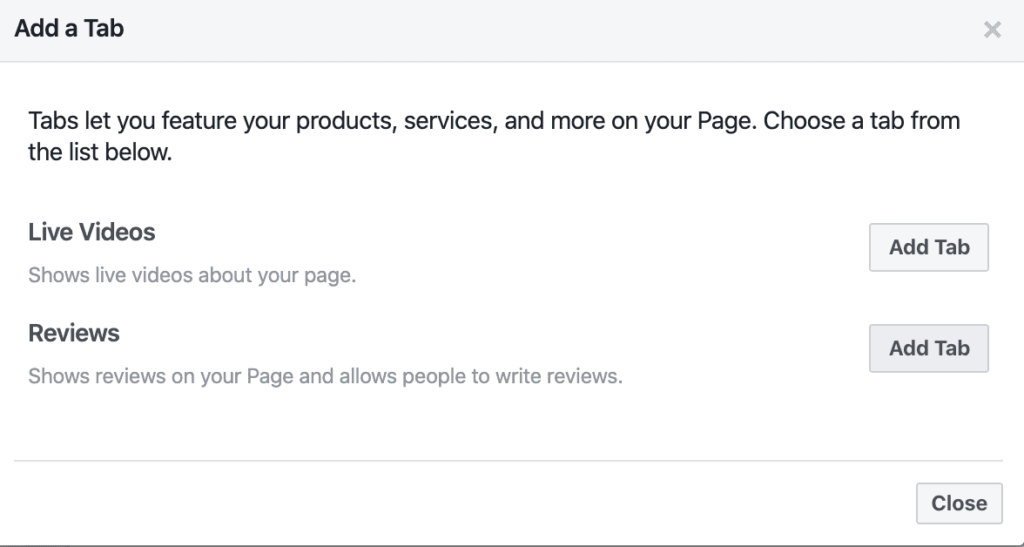 create a facebook review link