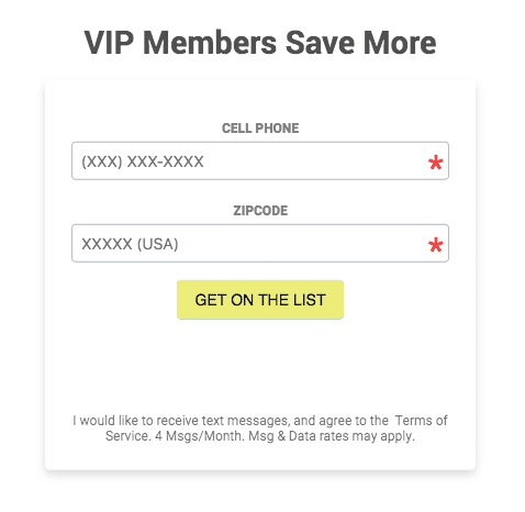 Image for Vip members save more