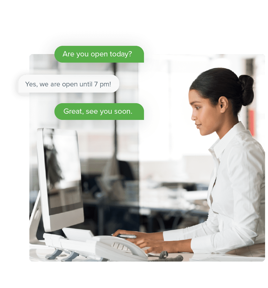 Text-to-Landline Service for Businesses