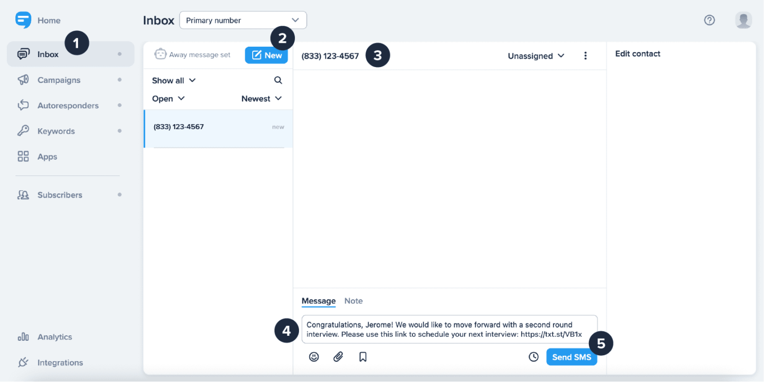 Interview Invitation Text Message Samples for Recruiters SimpleTexting