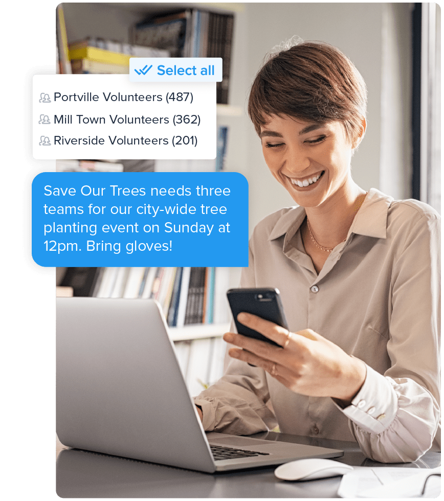 SMS or Text Blast Service<br />
for Text Message Marketing