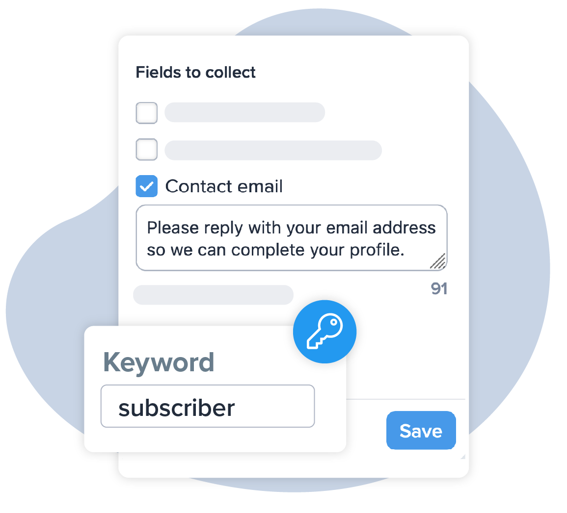 Invite SMS contacts to subscribe to your emails with Data Collection