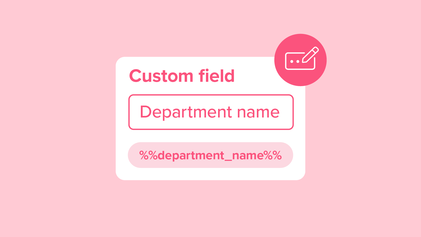 Image for Personalize Messages Using Custom Fields
