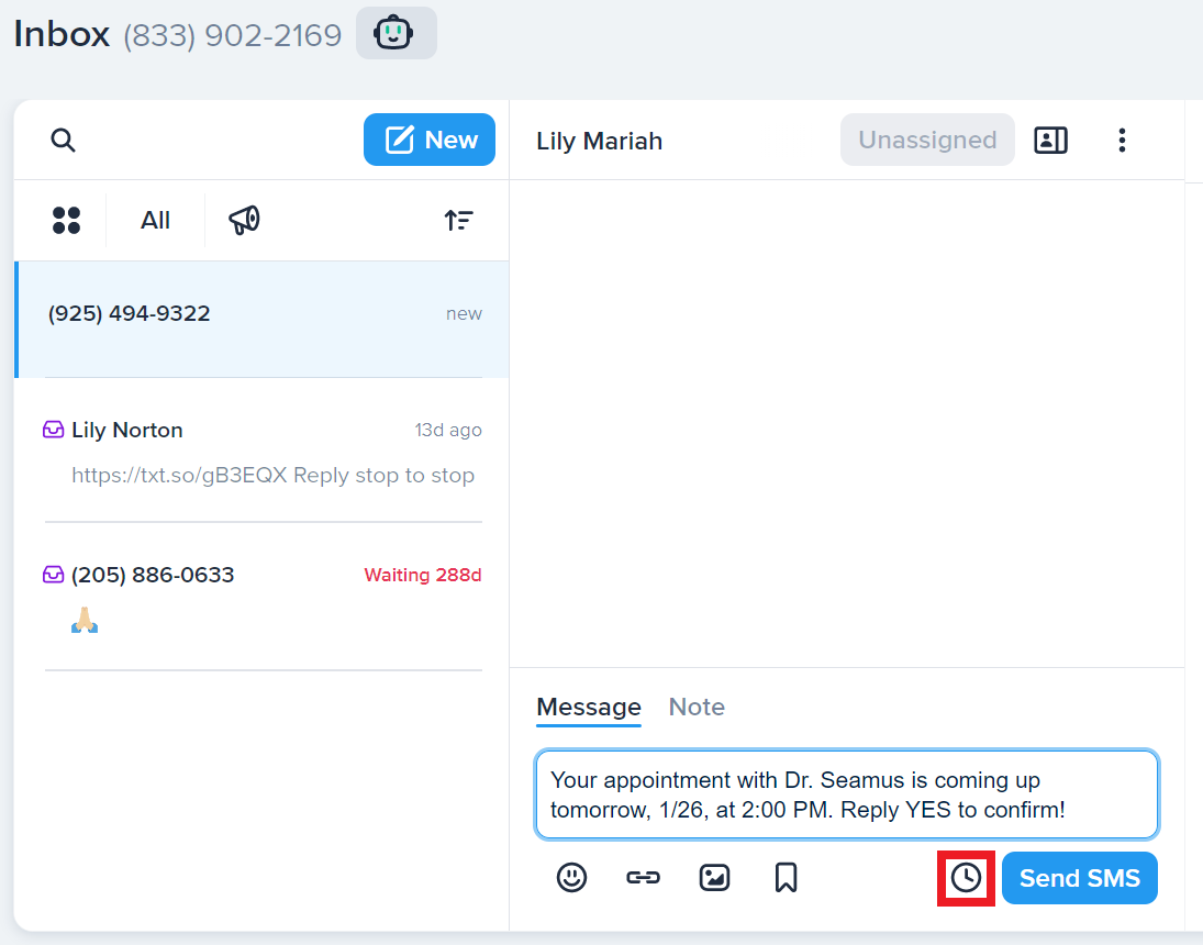 10 ways to schedule a text message - SimpleTexting