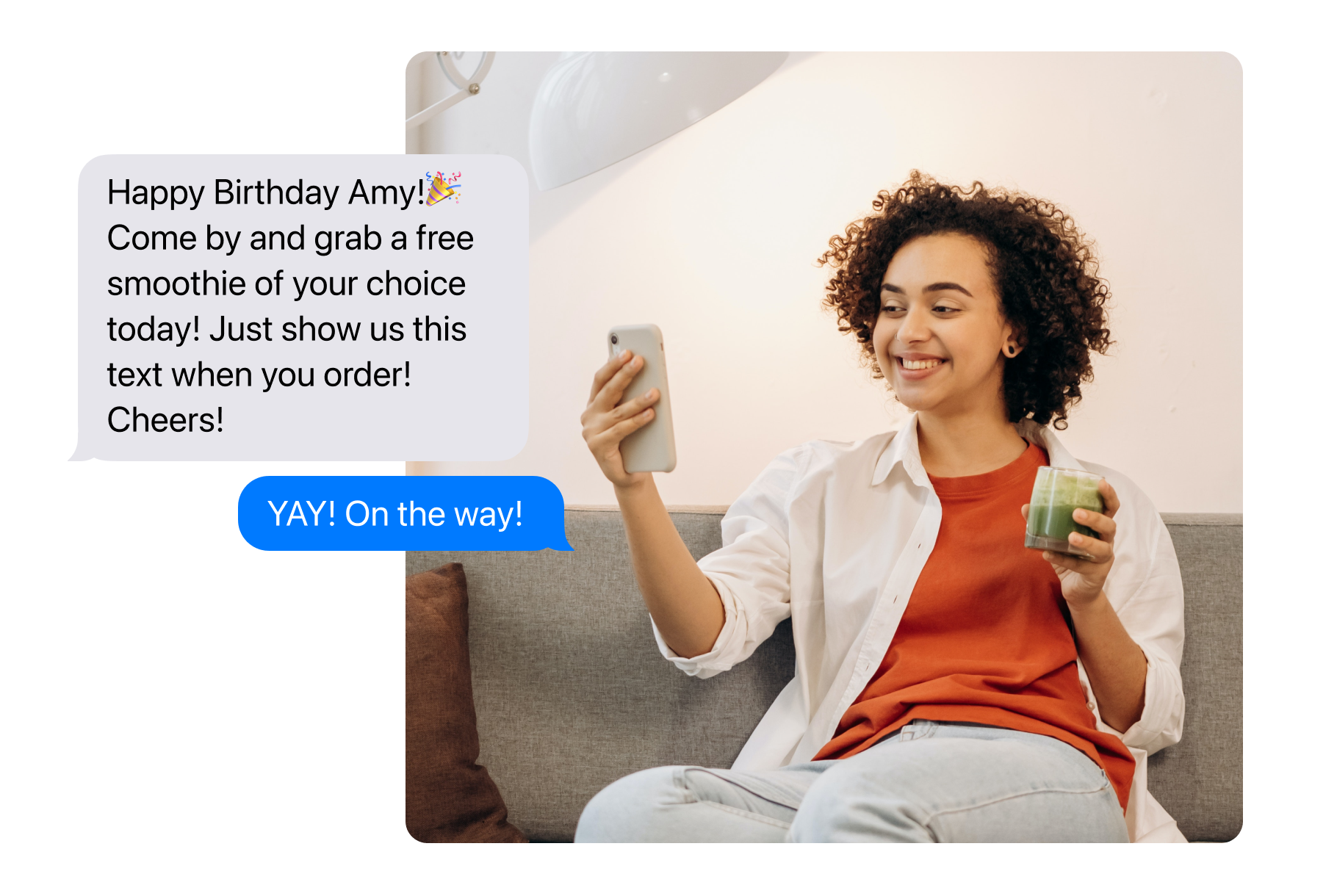 Text message marketing birthday campaign for gyms and fitness centers