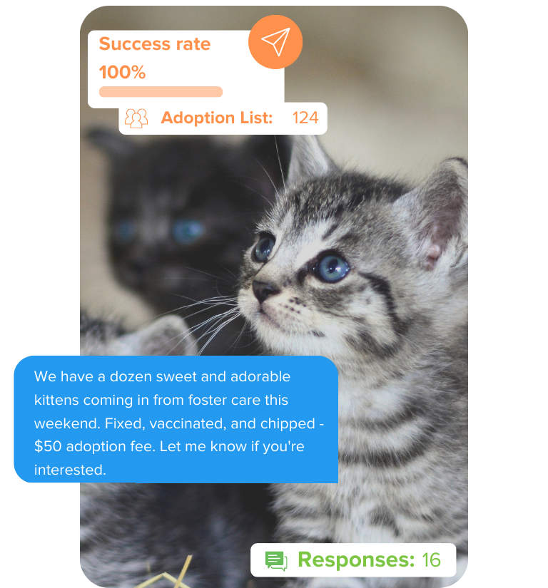 SMS marketing for veterinarians example exchange