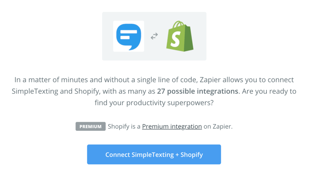 Automating e-commerce customer support texts with a Zapier integration