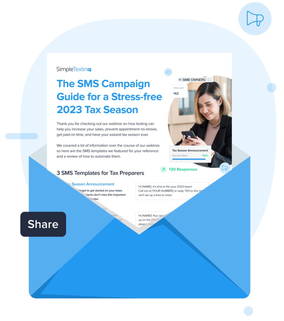 3 SMS campaigns to get you through this tax season - SimpleTexting
