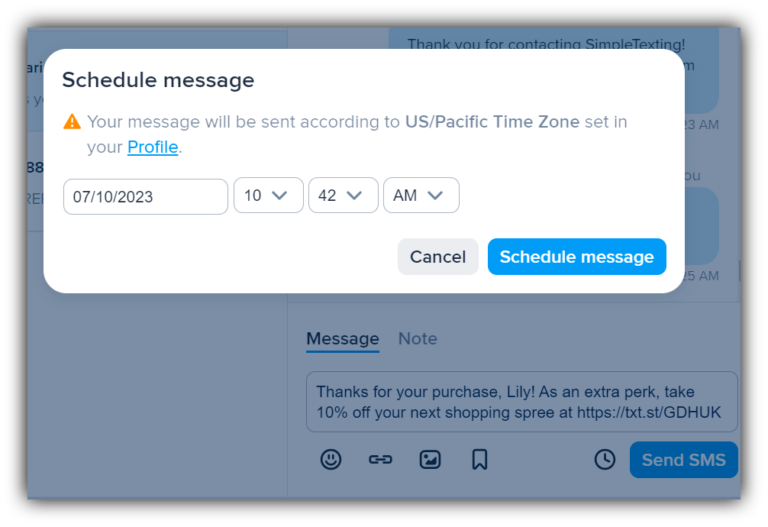 Real-life discount offer text message examples you can use today