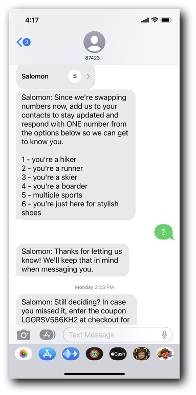 How Salomon segments its subscribers