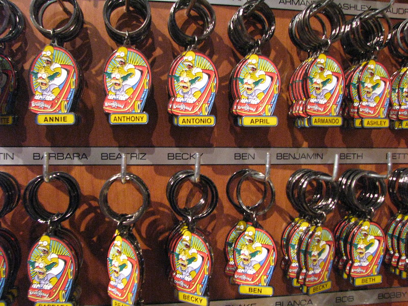 Personalized name keychains