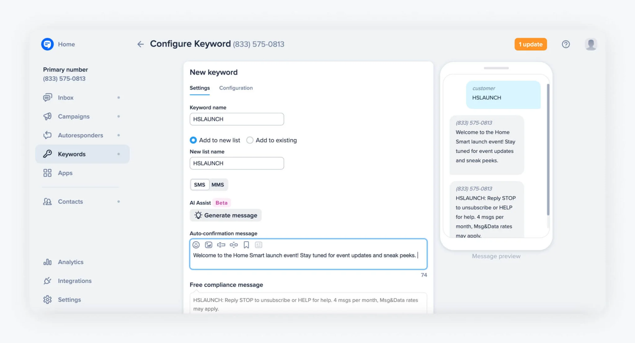 How to Send Text Message Invitations: Step-by-step | SimpleTexting