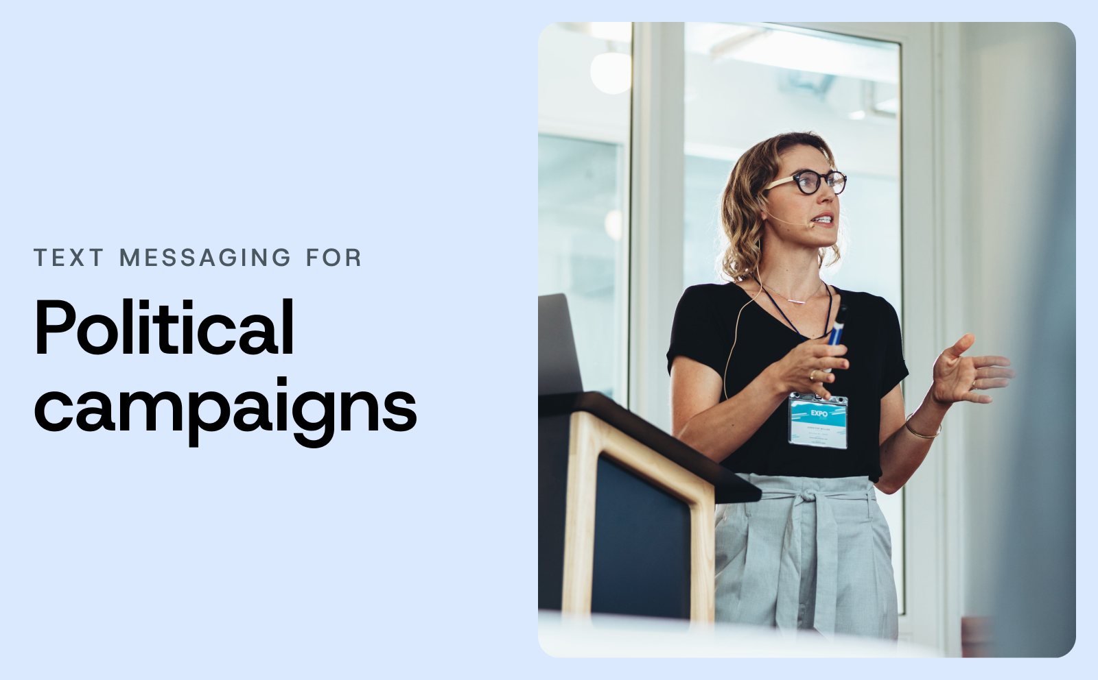 Image for Political SMS Campaigns for Elections and Fundraising